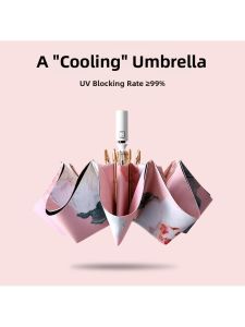  YYBAIO | Automatic Three-Fold Retro Double-Sided Sun UV Protection Umbrella