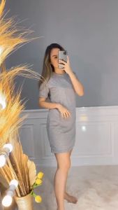 Dress Santai Midi Rumahan Wanita Sehari Hari Kekinian