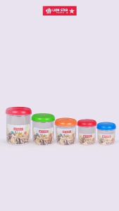 ( BISA COD ) PROMO Lion Star Toples Verona Pot / Toples Plastik Polos / Tempat Cemilan / Food Storage / Wadah Makanan / Toples Lebaran / Tempat Cemilan / Tempat Penyimpanan Makanan / Toples BPA FREE