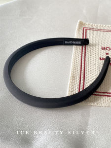 Fashionable Rose Story Yellow Hairband Morandi Color Versatile Hair Accessories Korean Style Silk Material Fresh Outlined