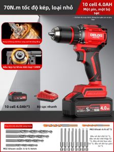 DELIXI Electric | Máy Khoan Búa Dùng Pin Không Chổi Than Công Suất Cao 13mm
