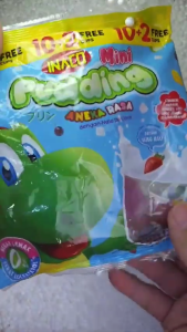 Inaco Mini Pudding Mix 10 + 2 cup dengan Nata de Coco dan Susu Asli