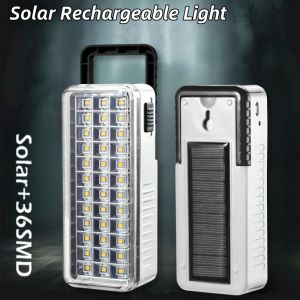 Solar Home Rechargeable LED Lantern Desk Lamp Light LED Light for Outdoor Camping Hiking USB Emergency Light