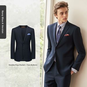 Business Wedding Suit Men Black