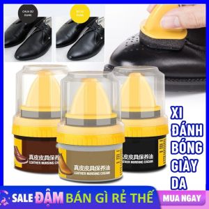 Xi Đánh Giày Phục Hồi Đồ Da - Xi Kem Sáp Đánh Bóng Giày Túi Xách Thắt Lưng Da Siêu Nhanh Hũ 50GR