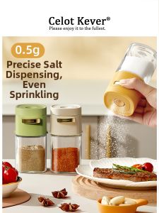 Glass Quantitative Picnic Condiment Bottle Sealed Moisture-proof Large