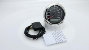 RYSJM | 7 Color LED 60KMH 120kmh 300kmh 85MM GPS Speedometer Gauge with GPS Antenna Speed Gauge Meter For Motorcycle Boat Car Truck