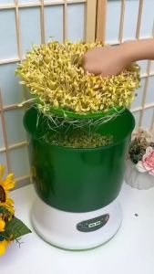 Máy làm giá đỗ gieo mầm tự động bằng điện 3 tầng Connie A323B (200g giá cho 2kg đỗ trong 2-3 ngày) - Bh 1 năm