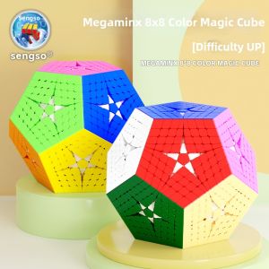 sengso | Intelligent 456789 Dodecahedral Irregular High-level 8th Order Megaminx