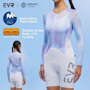 evr | Long Sleeve UV Protection Womens Road Racing Cycling Suit