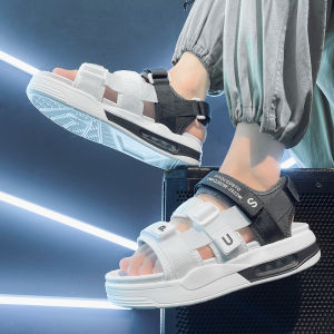 Summer Mens Sandals Outdoor Wear Driving Sports Casual Thick Bottom Anti-Slip Water-Proof Beach Shoes Breathable Comfortable