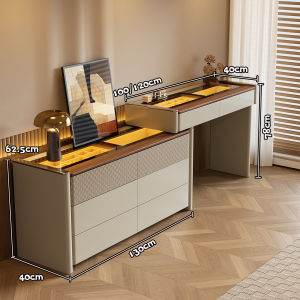 Italian Minimalist Makeup Table with Storage