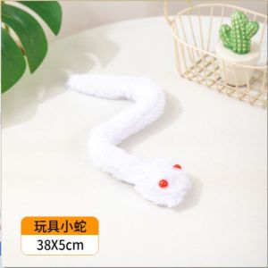 Amour Dog Toy Snake Head Shaking Sound Making Self Entertaining Cat Teasing Small Medium Dogs Teeth Grinding Boredom Buster