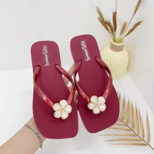 San San Dép Kẹp Du Lịch HOA SỨ Êm Chân Tiện Lợi Dép Nữ Xỏ Ngón 4 Màu Xinh