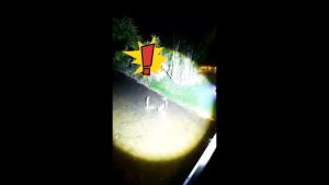 5000W Torch light super bright with Powerbank function Waterproof Flashlight Lampu suluh White Laser Zoom Portable Spotlight Camping Emergency light