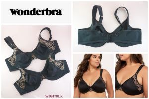 Bra Wanita Kawat Big Size Tanpa Busa Full Cup WONDERBRA Model Minimizer / Pakaian Dalam Underwear WB847