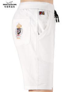 Summer New Mens Sport Shorts Thin Elastic Straight Leg Sweatpants Loose Large Size Comfortable Fashion Urban Style Cotton Blend