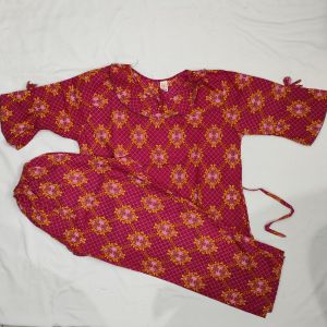 (XXL) BAJU TIDUR BATIK MODEL LENGAN TEROMPET BAGAN UKURAN MDL XXL JUMBO (LD=118) MJ LIONG