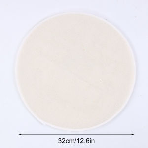 Round Cotton Steamer Cloth 32cm/ 12.6in Non-stick Pure Cotton Steamer Liners Reusable Steamer Pads for Dumplings Kitchen Cooking