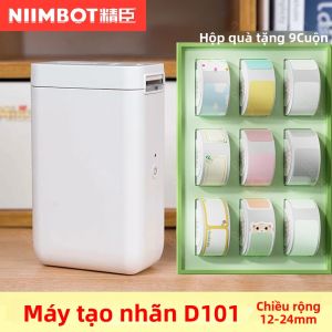 Máy In Nhiệt NiiMbot D101 Máy Dán Nhãn 25mm Với 6/9 Cuộn Giấy Nhãn Màu Kết Nối Bluetooth Quản Lý Công Việc Cá Nhân