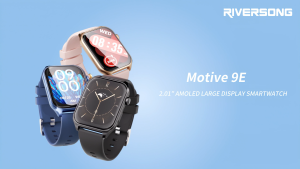Riversong Motive 9E Bluetooth Calling Smart Watch (2.01” AMOLED Display) - 2 Year Warranty by Riversong Malaysia