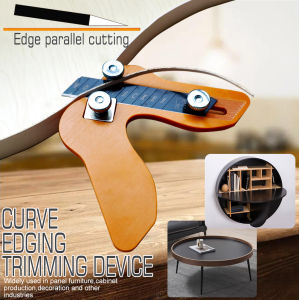 Edge Banding Machine Manual Edge Trimmer Ege Trimmer for Wood Edge Banding/PVC/Melamine Veneer Straight Tool for Perfect