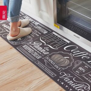 Thảm Trải Sàn Nhà Bếp Kiểu Mỹ Cổ Điển VIKAMA Thấm Hút Chống Trơn Trượt Chống Bám Bẩn Dùng Cho Lối Vào - Thảm Sọc Polyester