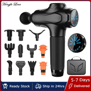 Hengfa Lina 12 Heads Smart Massage For Body Neck Back Electric Percussion Fascia Massager Deep Tissue Muscle Fitness Men