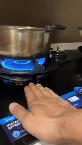 Midea 3 Burners 88cm Tempered Glass Hob MBI-SN30LPG-SG(GL) | MBI-SN30TG-SG(GL) ISA