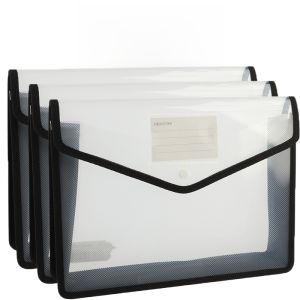 กระเป๋าใส่เอกสารแบบหนาพร้อมซิป A3 A4 ความจุขนาดใหญ่ กระเป๋าใส่เอกสารแบบพกพาสำหรับนักเรียน กระเป๋าใส่เอกสารแบบแบ่งส่วนได้ กระเป๋าใส่ผลการทดสอบ กระเป๋าใส่เอกสารที่ทนทานต่อการเปียก