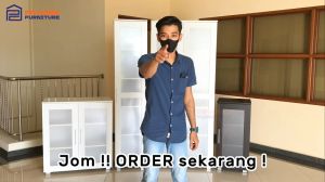 (10.10)Multipurpose Cabinet Almari Dapur Storage Cabinet Kitchen Cabinet Kabinet Dapur(KC839)