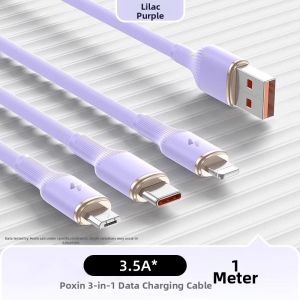 Bosie | Super Fast Charging 3 in 1 Cable Multi-functional Liquid Softness 100W