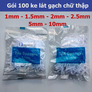 Gói 100 ke chữ thập lát gạch 1mm 15mm 2mm 25mm 3mm 5mm 10mm - và loại tái sử dụng