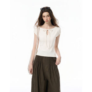 EVPGB | Áo Thun Crop T-Shirt Ôm Dáng Tay Ngắn
