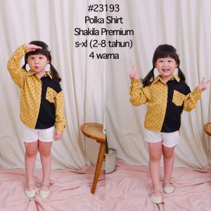 Atasan Anak Perempuan Lengan Panjang Kemeja Anak Perempuan Lengan Panjang Baju Anak Perempuan