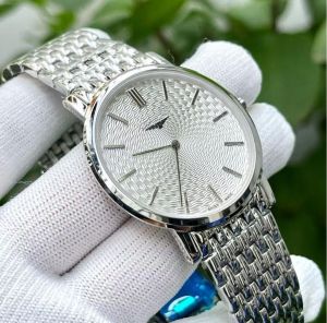 Đồng Hồ Nam size 38mm 2kim mạ vàng máy pin nhật kính sapphire chống xước dây vỏ thép không rỉ pin rin Nhật đồng hồ L.G.I.N