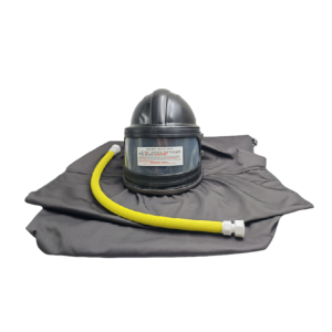 Protective sandblasting helmet high-quality ABS dust mask sandblasting protector with temperature adjustment device