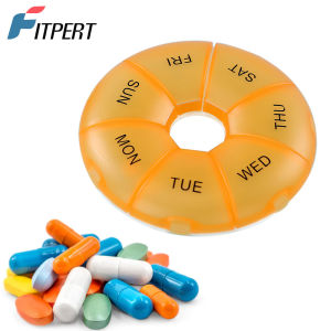 1Pcs Weekly Pill Organizer Daily Vitamin Case Large Capacity Compartments Pills Containers for Fish Oil Medicine Supplements