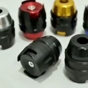 Jalu As Roda Jumbo Full CNC Two Tone Akai Racing Roda Depan & Belakang Universal Semua Motor