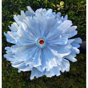 Kelopak Bunga Dekorasi Pelaminan / Artificial Flower / Kap Bunga Dekorasi / Bunga Hias / Giant Flower Premium / bahan kain organdi Organza diameter 50cm
