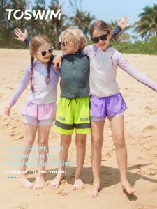 toswim | Quick-drying UV-protective Long-sleeve Kids Swimwear