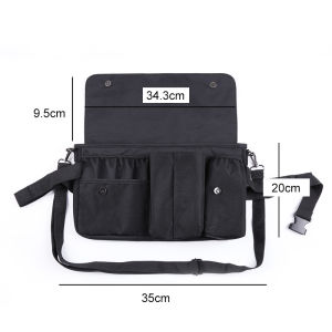 LANG YAN กระเป๋าคาดเอวสำหรับช่างแต่งหน้ามืออาชีพกระเป๋าใส่เครื่องมือพกติดตัวอเนกประสงค์สำหรับแต่งหน้าในสถานที่แบบพกพาสะดวก