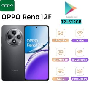 OPPO | 2026 new OPPO Reno12 F 5G Global Version 12GB RAM 512GB ROM 120Hz AMOLED Display 50MP AI Camera 5000mAh Battery