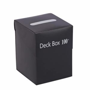Trading Cards Deck Box for 100+ Baseball Game Card Storage Box Playing Card Carrying Case for Family Party Games Supplies