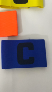 Colourful Adjustable Soccer Captain Armband | C Shape Soccer Armband for team captain