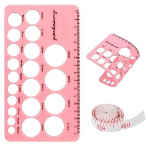 Nipple Ruler for Flange Sizing Soft Flexible Silicone Measurement Tool for Breast Pump SizingEasy to Use for Pumping