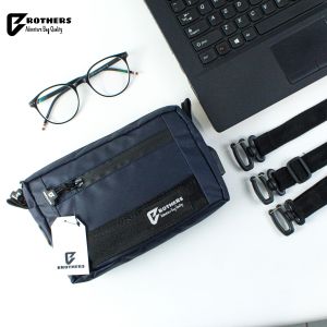Clutch Pria Hand Bag Pria Wanita BROTHERS Free USB Waterproof Tas Tangan Pouch Pria Wanita Anti Air Premium Murah