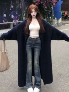 CHANGTONG | Korean Style Elegant Knitted Cardigan Sweater 2026 Spring