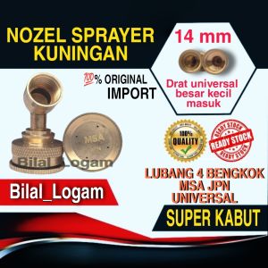 NOZEL SPRAYER MSA LUBANG 4 BENGKOK SETELAN UNIVERSAL IMPORT JAPAN