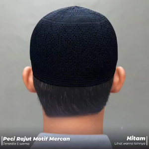 Peci Rajut Fasion Muslim Motif Mercan Soylu Premium By UMKM Indonesia